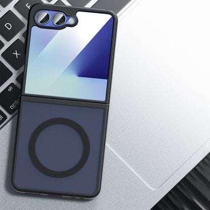 MagSafe-Hülle für Samsung Galaxy Z Flip7 F766, Techsuit, PureFrost, Schwarz