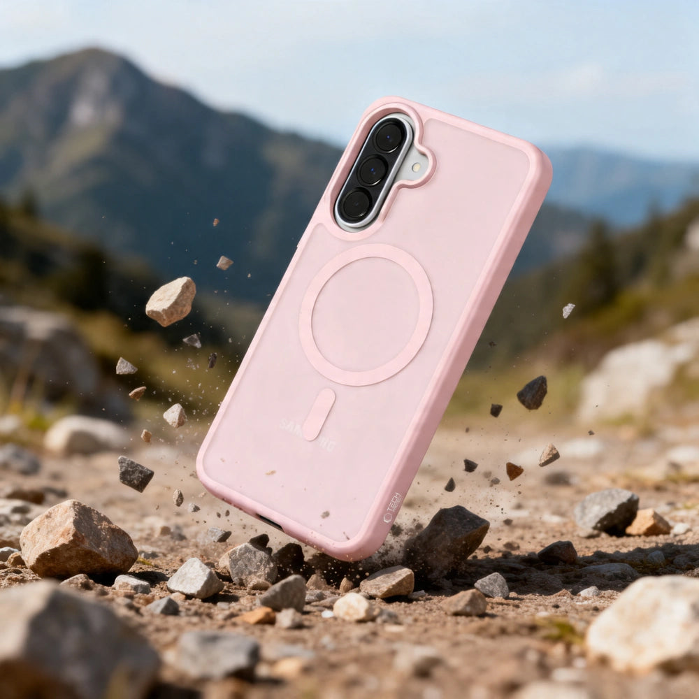 MagSafe Case for Samsung Galaxy A37 5G / A56 A566 / A36 A366, Tech-Protect, Magmat, Matte Pink