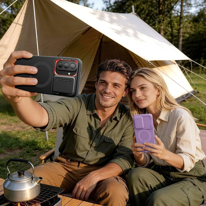 MagSafe-Hülle für Samsung Galaxy A57 5G, Tech-Protect, Kevlar Aura, Schwarz