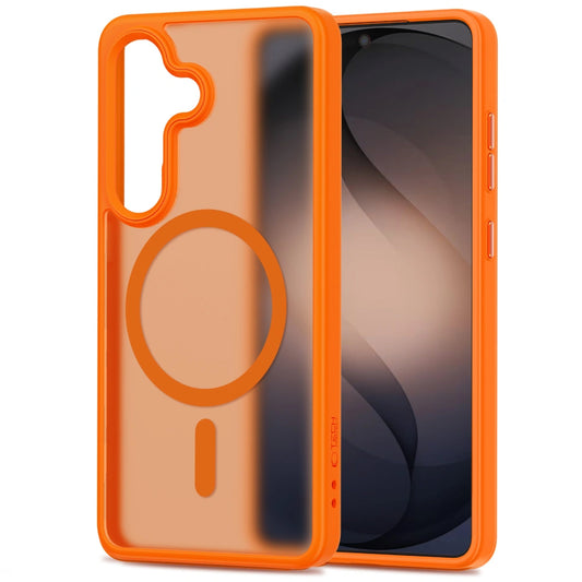 MagSafe Case for Samsung Galaxy S26 S942, Tech-Protect, Magmat, Matte Orange