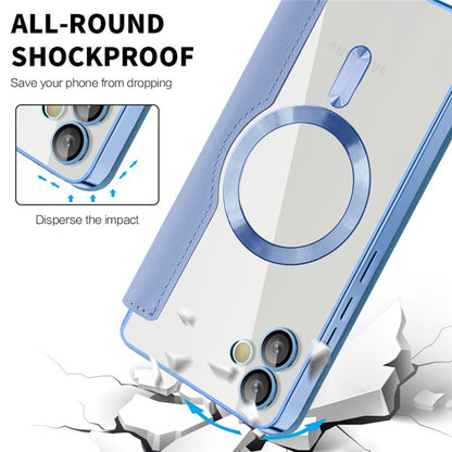 MagSafe-Hülle für Samsung Galaxy A05 A055, Techsuit, SmartMag Book, Blau