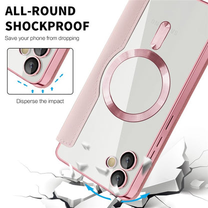MagSafe-Hülle für Samsung Galaxy A05 A055, Techsuit, SmartMag Book, Rosa