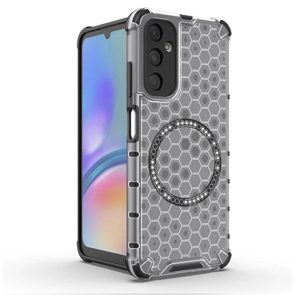 MagSafe-Hülle für Samsung Galaxy A05s A057, Techsuit, HoneyComb Shield, Weiß