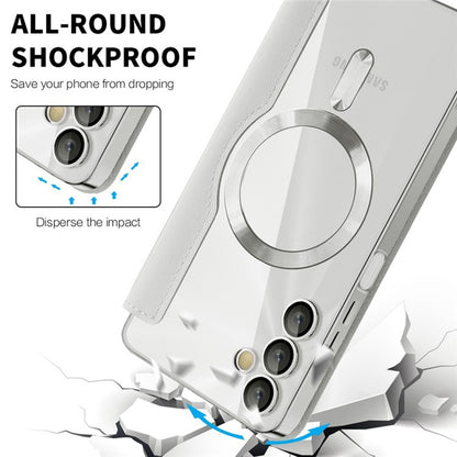 MagSafe-Hülle für Samsung Galaxy A05s A057, Techsuit, SmartMag Book, Grau