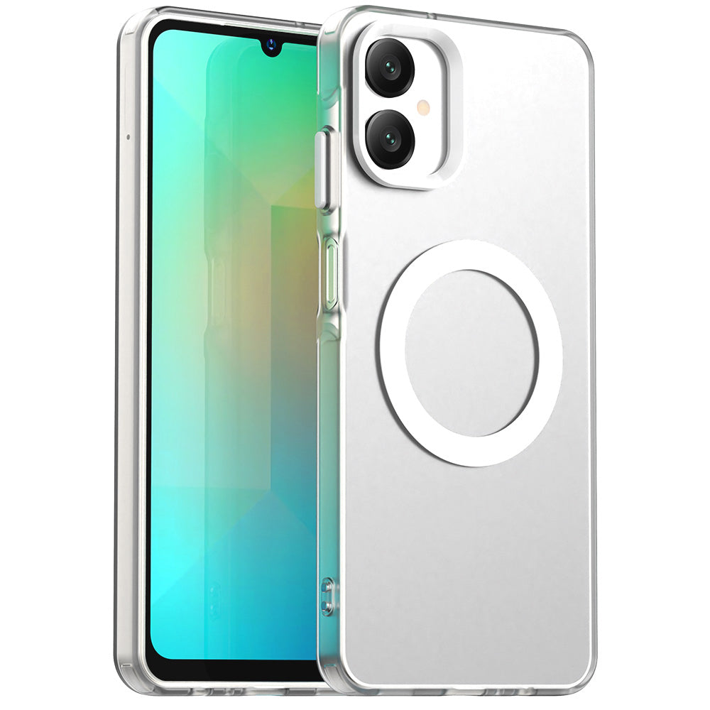 MagSafe-Hülle für Samsung Galaxy A06 A065, Techsuit, CandyCase, Weiß