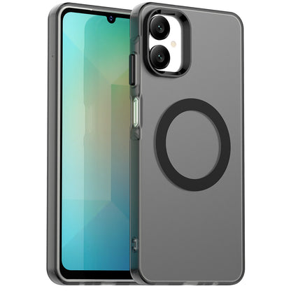 MagSafe-Hülle für Samsung Galaxy A06 A065, Techsuit, CandyCase, Schwarz