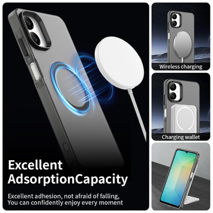 MagSafe-Hülle für Samsung Galaxy A06 A065, Techsuit, CandyCase, Schwarz