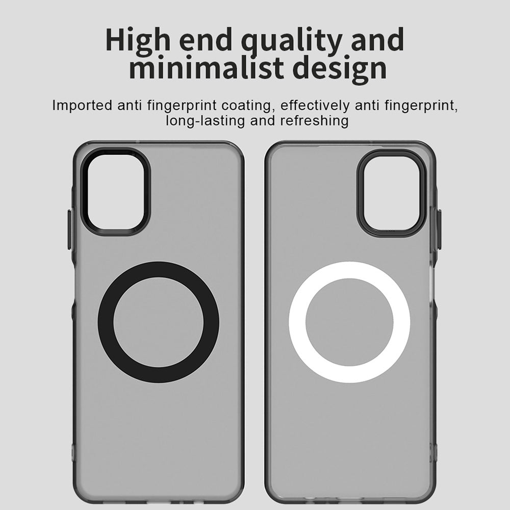 MagSafe-Hülle für Samsung Galaxy A06 A065, Techsuit, CandyCase, Schwarz