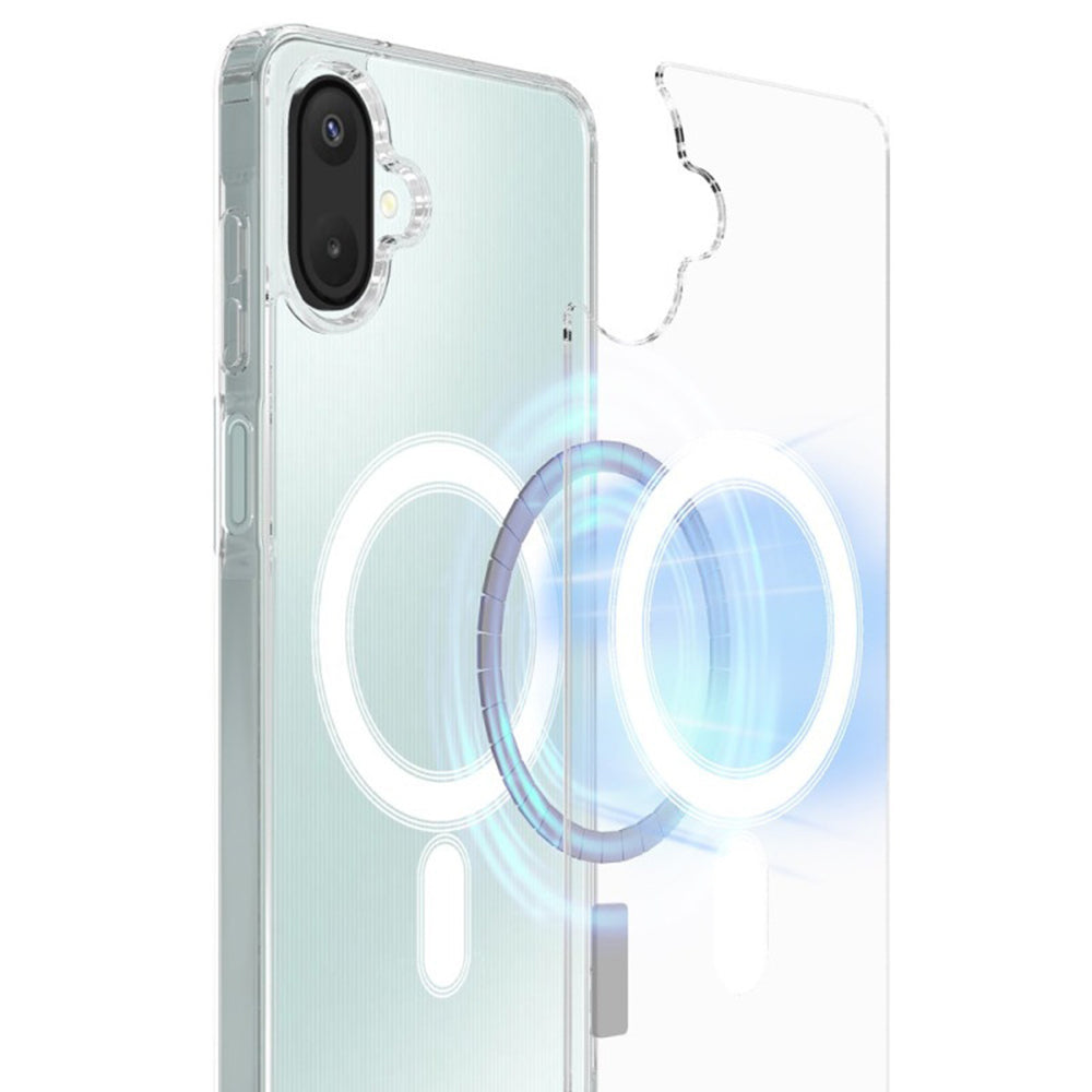 MagSafe-Hülle für Samsung Galaxy A07 4G A075, Techsuit, Pro, Transparent