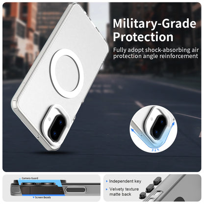 MagSafe-Hülle für Samsung Galaxy A07 4G A075, Techsuit, CandyCase, Weiß