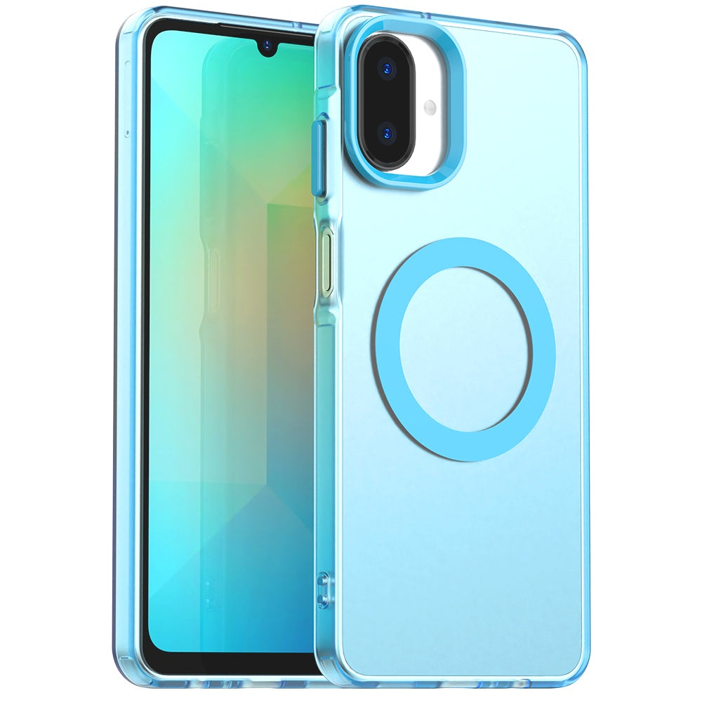 MagSafe Case for Samsung Galaxy A07 4G A075, Techsuit, CandyCase, Blue