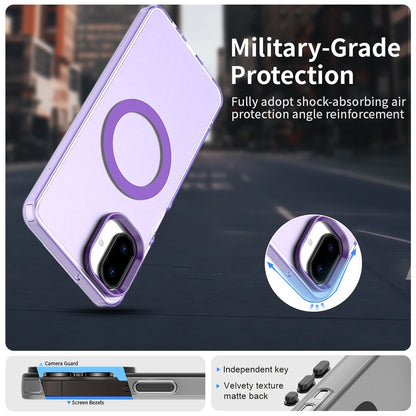 MagSafe-Hülle für Samsung Galaxy A07 4G A075, Techsuit, CandyCase, Lila