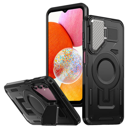 MagSafe Case for Samsung Galaxy A14 A145 / A14 5G A146, Techsuit, CamVault, Black