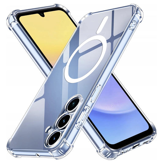 MagSafe-Hülle für Samsung Galaxy A15 5G A156 / A15 A155, Techsuit, stoßfest, transparent