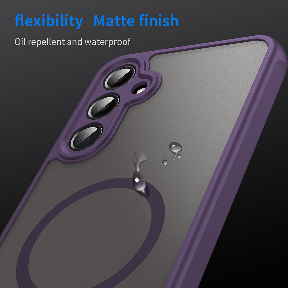 MagSafe Case for Samsung Galaxy A16 5G A166 / A16 4G A165, Techsuit, HaloFrost II, Purple