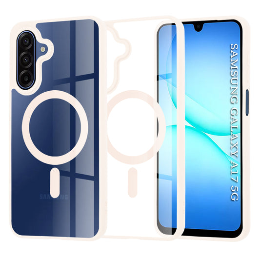 MagSafe-Hülle für Samsung Galaxy A17 4G / A17 5G, Techsuit, Pro, Rosa