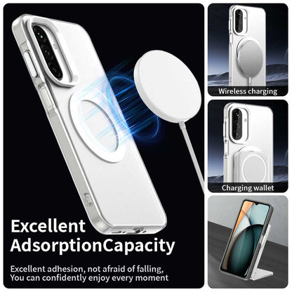 MagSafe-Hülle für Samsung Galaxy A17 5G, Techsuit, CandyCase, Weiß