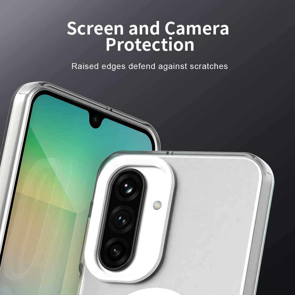 MagSafe-Hülle für Samsung Galaxy A17 5G, Techsuit, CandyCase, Weiß
