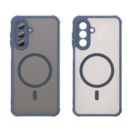 MagSafe-Hülle für Samsung Galaxy A17 5G, Techsuit, HaloFrost II, Marineblau