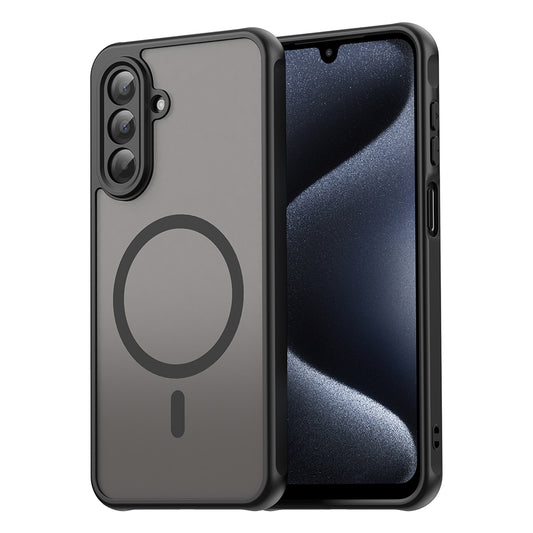 MagSafe-Hülle für Samsung Galaxy A17 5G, Techsuit, HaloFrost II, Schwarz