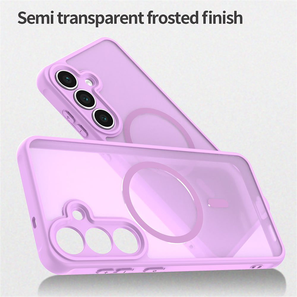 MagSafe-Hülle für Samsung Galaxy A17 5G, Techsuit, HaloFrost II, Rosa