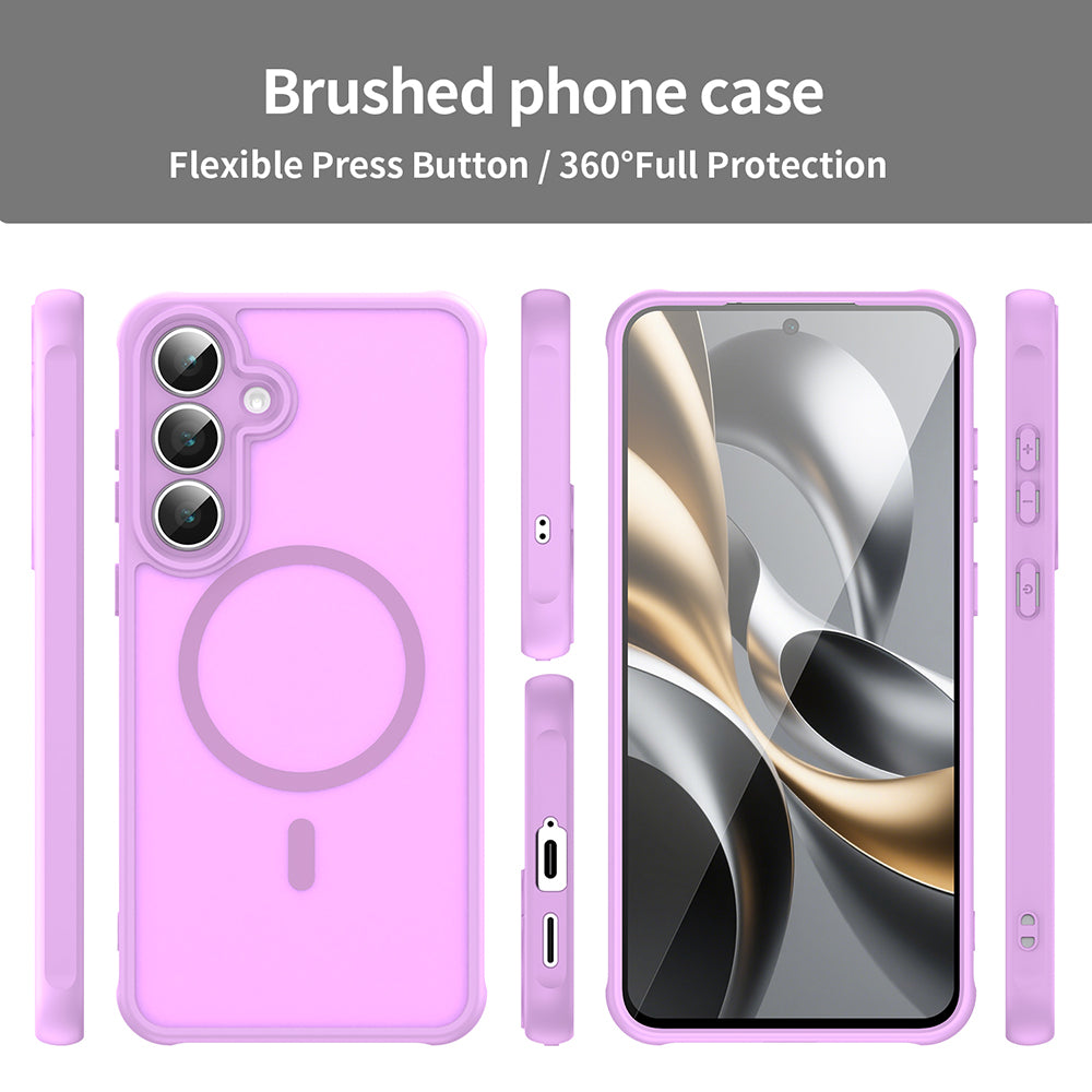 MagSafe-Hülle für Samsung Galaxy A17 5G, Techsuit, HaloFrost II, Rosa