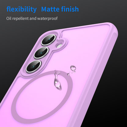 MagSafe-Hülle für Samsung Galaxy A17 5G, Techsuit, HaloFrost II, Rosa