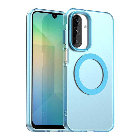 MagSafe-Hülle für Samsung Galaxy A26 A266, Techsuit, CandyCase, Blau