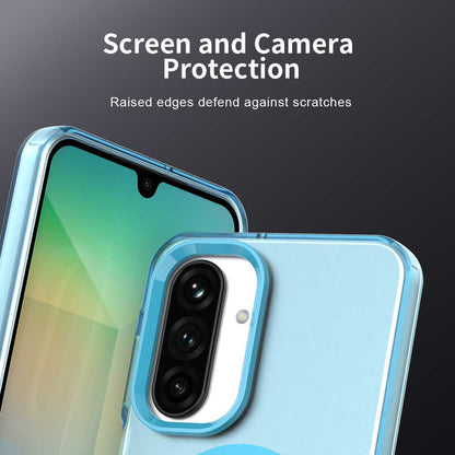 MagSafe-Hülle für Samsung Galaxy A26 A266, Techsuit, CandyCase, Blau