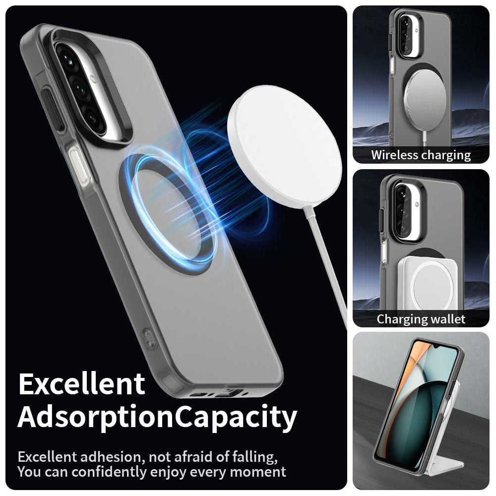 MagSafe-Hülle für Samsung Galaxy A26 A266, Techsuit, CandyCase, Schwarz