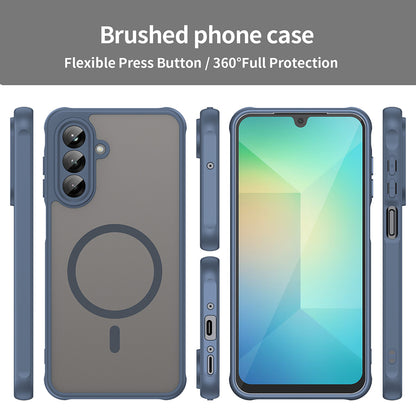 MagSafe-Hülle für Samsung Galaxy A26 A266, Techsuit, HaloFrost II, Marineblau