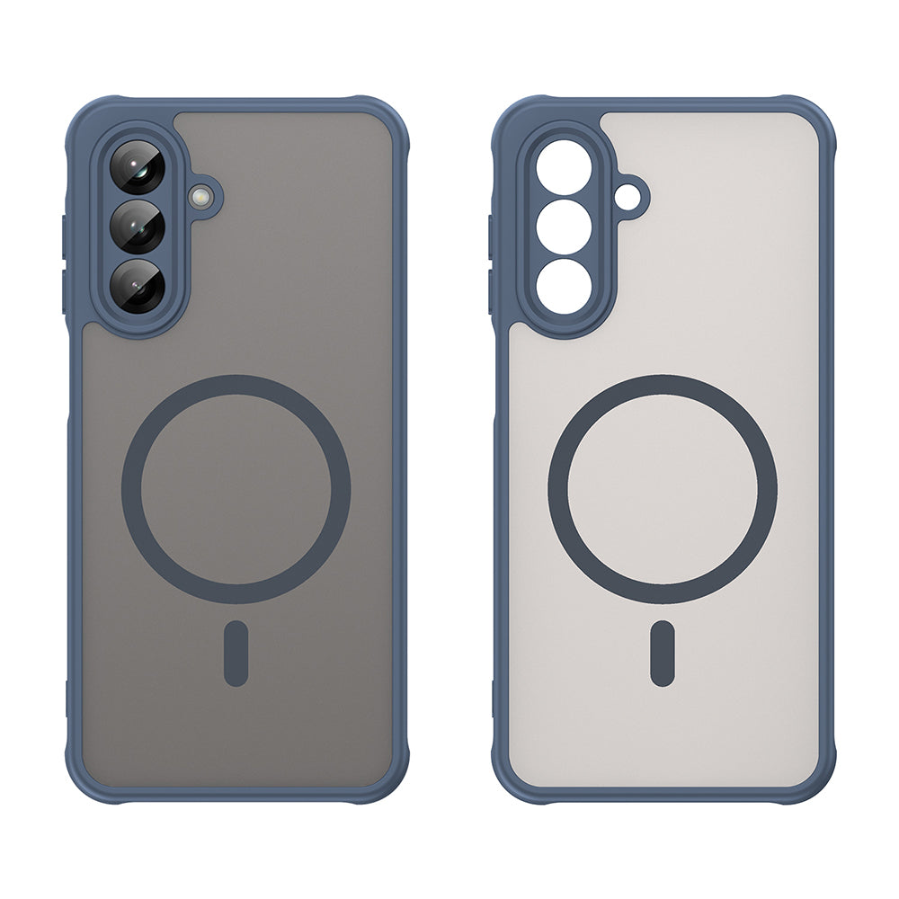 MagSafe-Hülle für Samsung Galaxy A26 A266, Techsuit, HaloFrost II, Marineblau