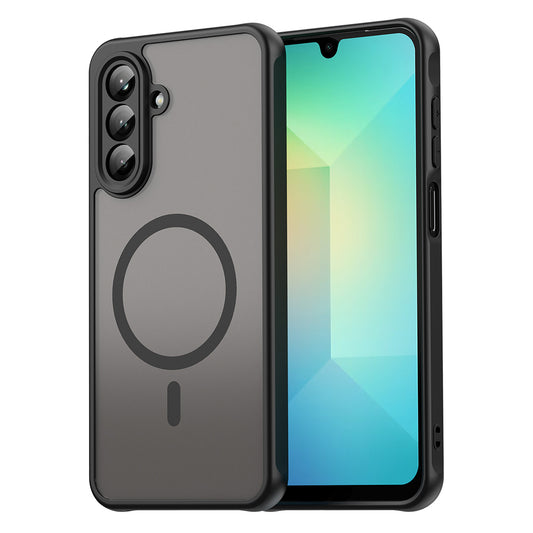 MagSafe-Hülle für Samsung Galaxy A26 A266, Techsuit, HaloFrost II, Schwarz
