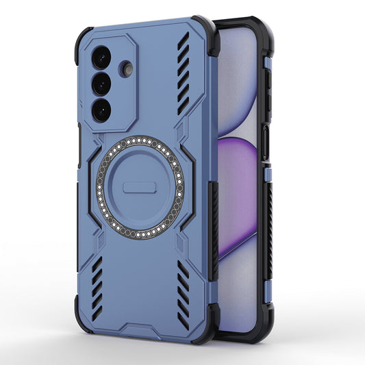 MagSafe-Hülle für Samsung Galaxy A27 5G, Techsuit, ArmorMag, Blau