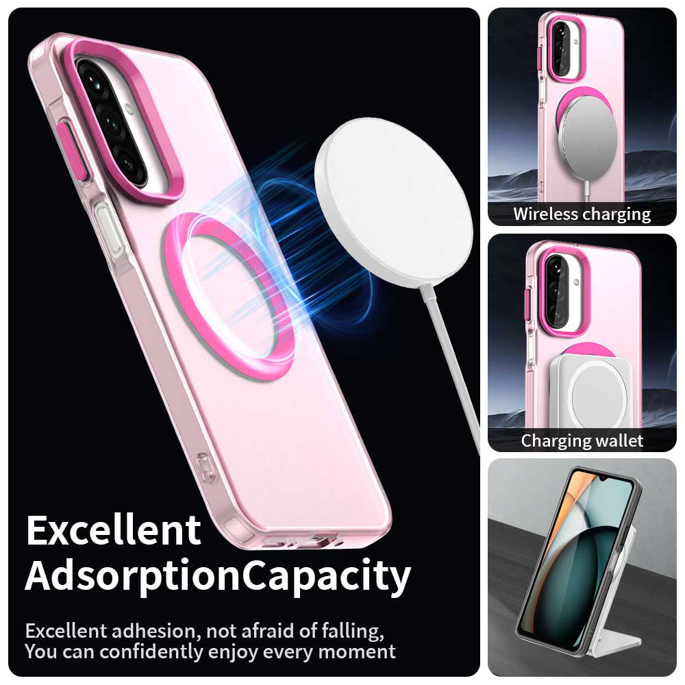 MagSafe-Hülle für Samsung Galaxy A27 5G, Techsuit, CandyCase, Rosa