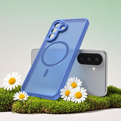 MagSafe-Hülle für Samsung Galaxy A27 5G, Techsuit, HaloFrost II, Blau