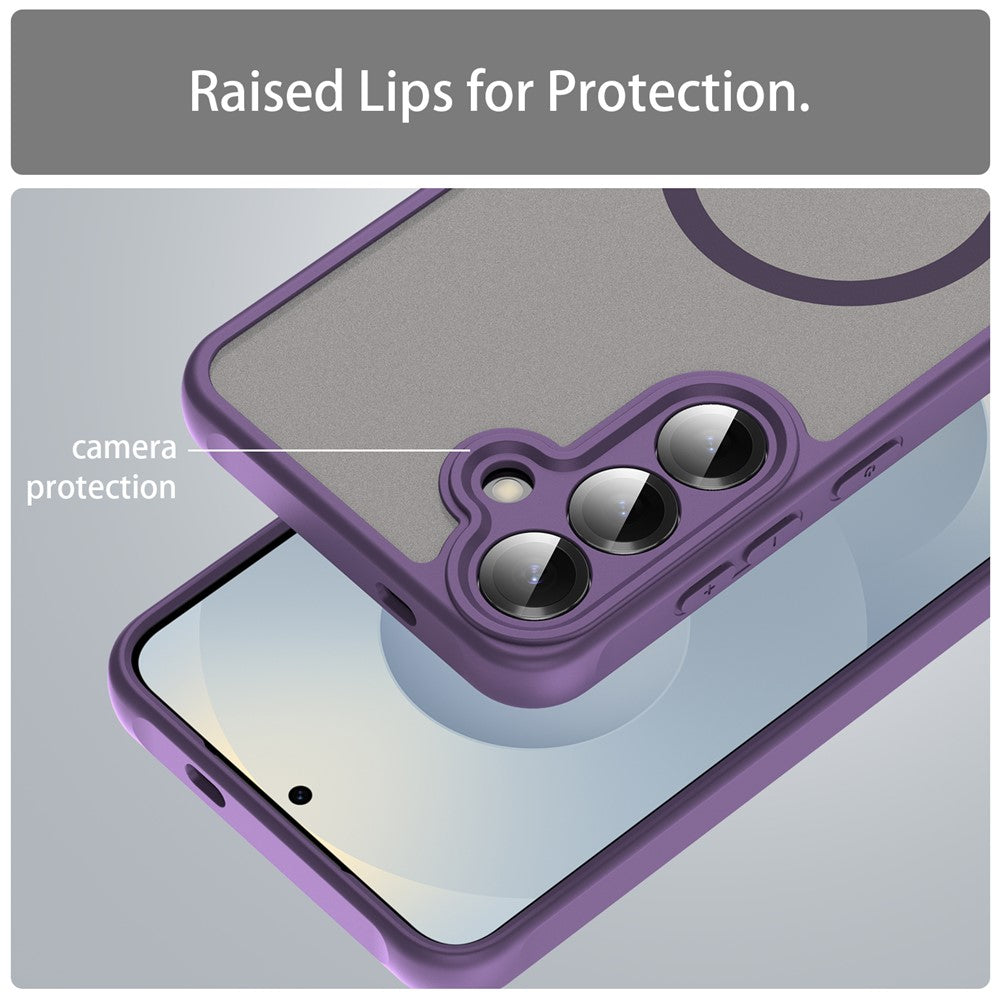 MagSafe-Hülle für Samsung Galaxy A27 5G, Techsuit, HaloFrost II, Lila