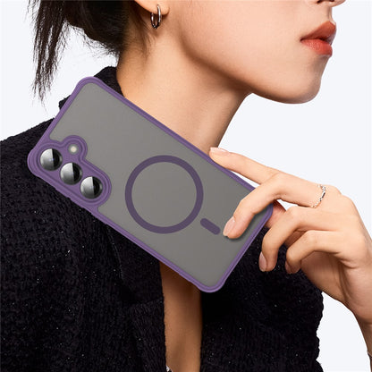 MagSafe-Hülle für Samsung Galaxy A27 5G, Techsuit, HaloFrost II, Lila