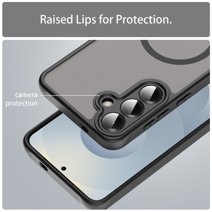 MagSafe-Hülle für Samsung Galaxy A27 5G, Techsuit, HaloFrost II, Schwarz