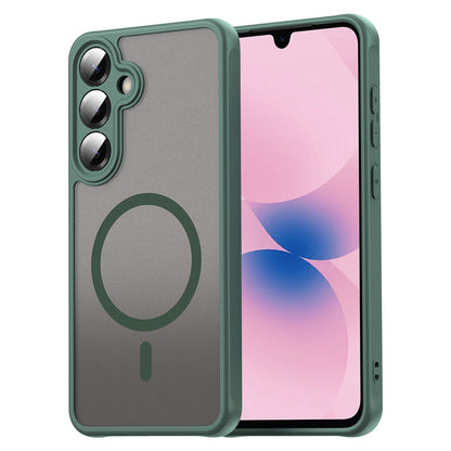 MagSafe-Hülle für Samsung Galaxy A27 5G, Techsuit, HaloFrost II, Grün