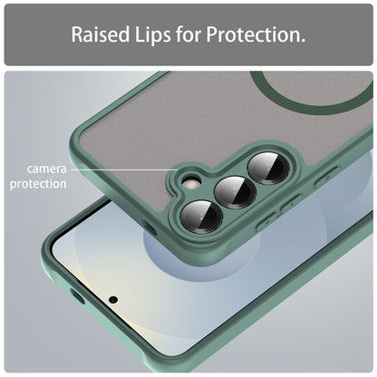MagSafe-Hülle für Samsung Galaxy A27 5G, Techsuit, HaloFrost II, Grün