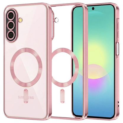 MagSafe Case for Samsung Galaxy A27 5G, Techsuit, Luxury Crystal, Pink