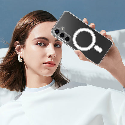 MagSafe-Hülle für Samsung Galaxy A27 5G, Techsuit, Pro, Transparent