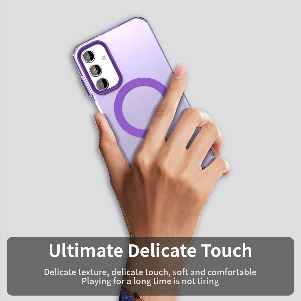 MagSafe-Hülle für Samsung Galaxy A35 5G A356, Techsuit, CandyCase, Lila