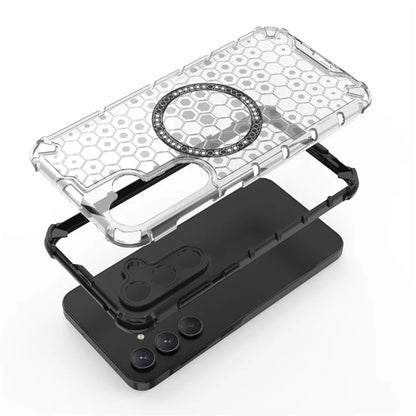 MagSafe Case for Samsung Galaxy A35 5G A356, Techsuit, HoneyComb Shield, Black
