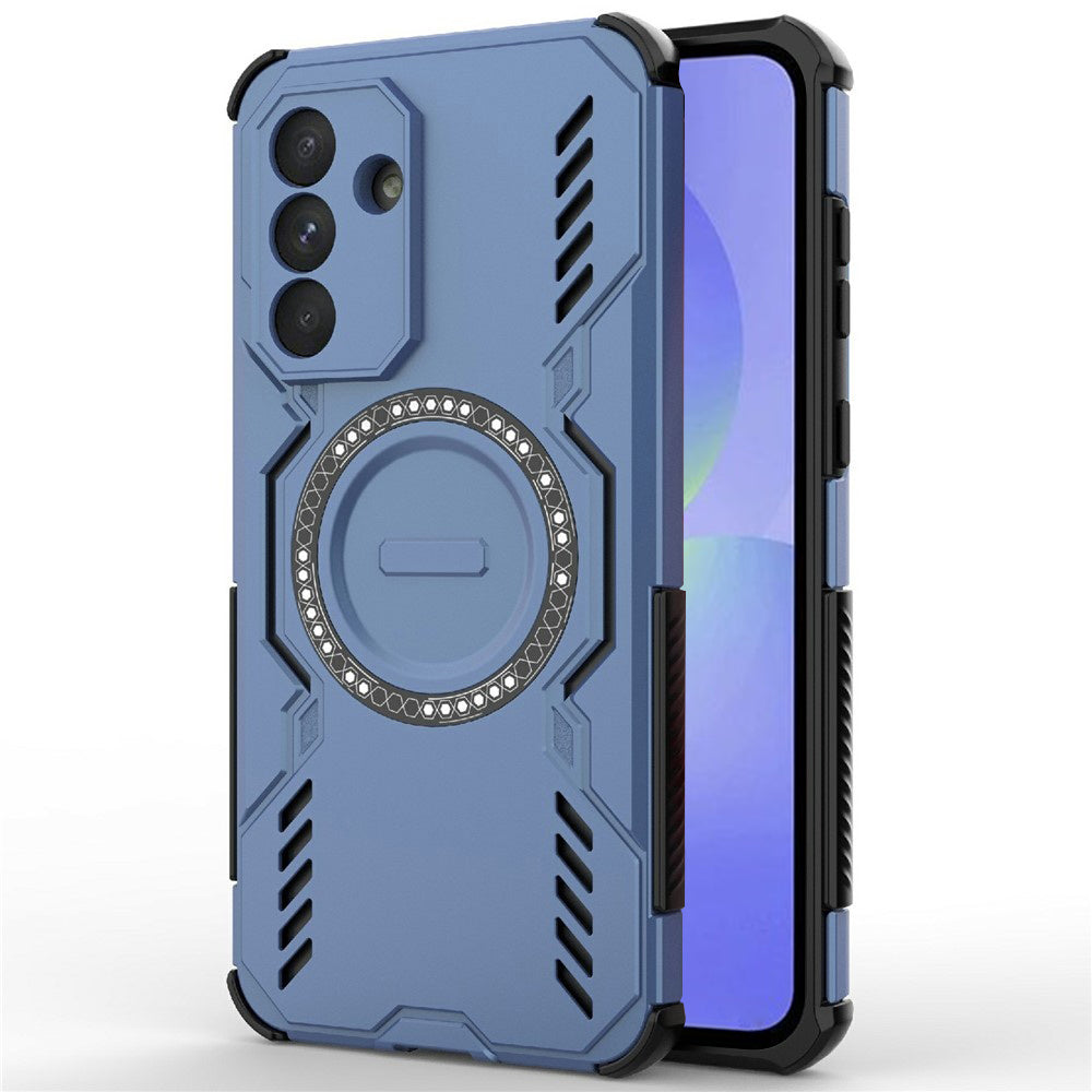 MagSafe-Hülle für Samsung Galaxy A36 A366, Techsuit, ArmorMag, Blau