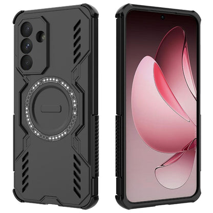 MagSafe-Hülle für Samsung Galaxy A36 A366, Techsuit, ArmorMag, Schwarz