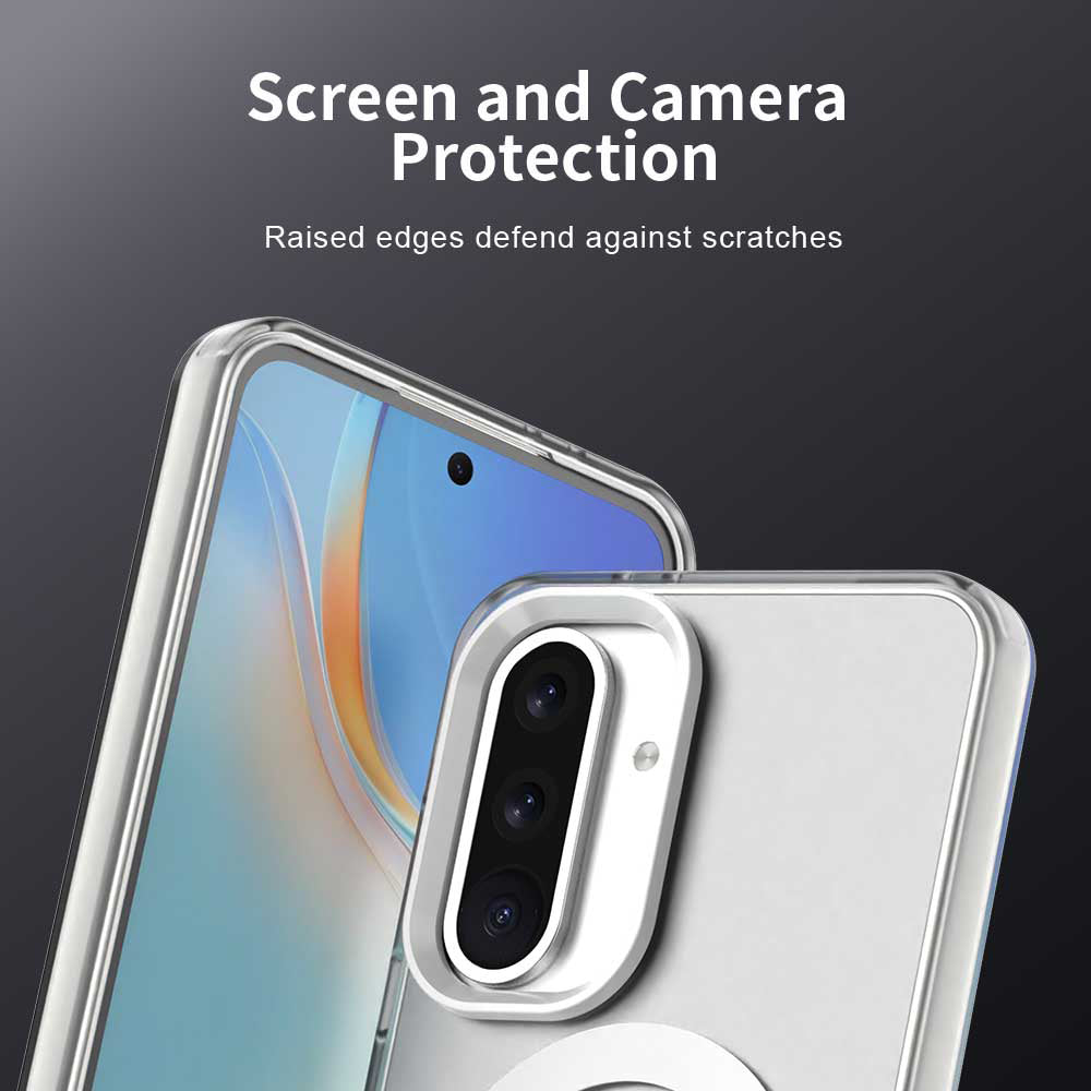 MagSafe-Hülle für Samsung Galaxy A36 A366, Techsuit, CandyCase, Weiß
