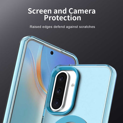 MagSafe-Hülle für Samsung Galaxy A36 A366, Techsuit, CandyCase, Blau