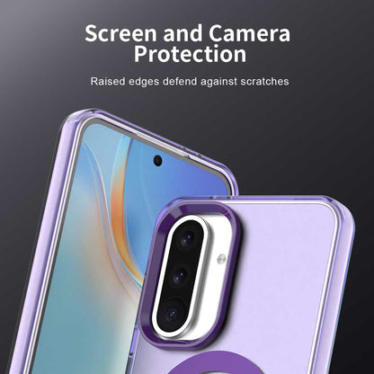 MagSafe-Hülle für Samsung Galaxy A36 A366, Techsuit, CandyCase, Lila